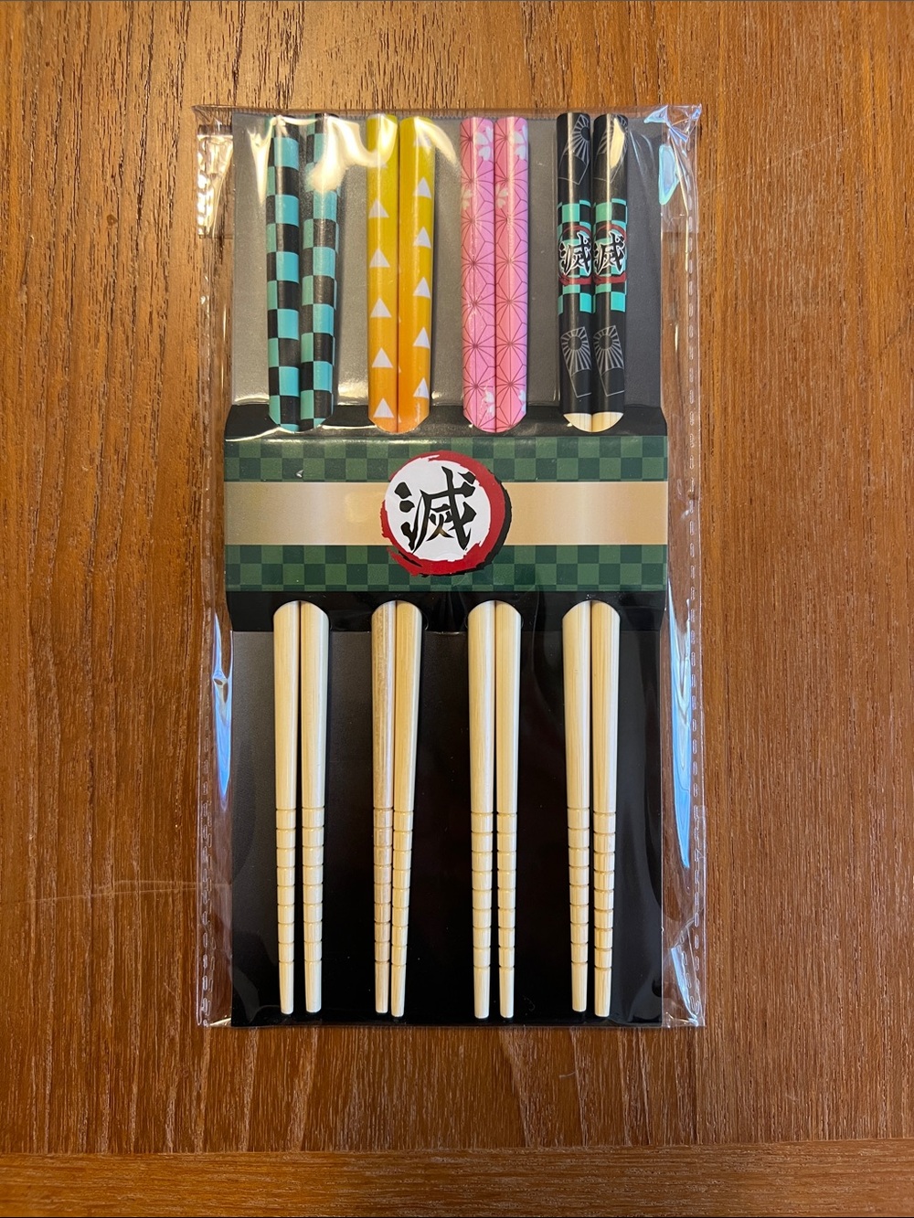 Anime Demon Slayer Bamboo Chopsticks Set